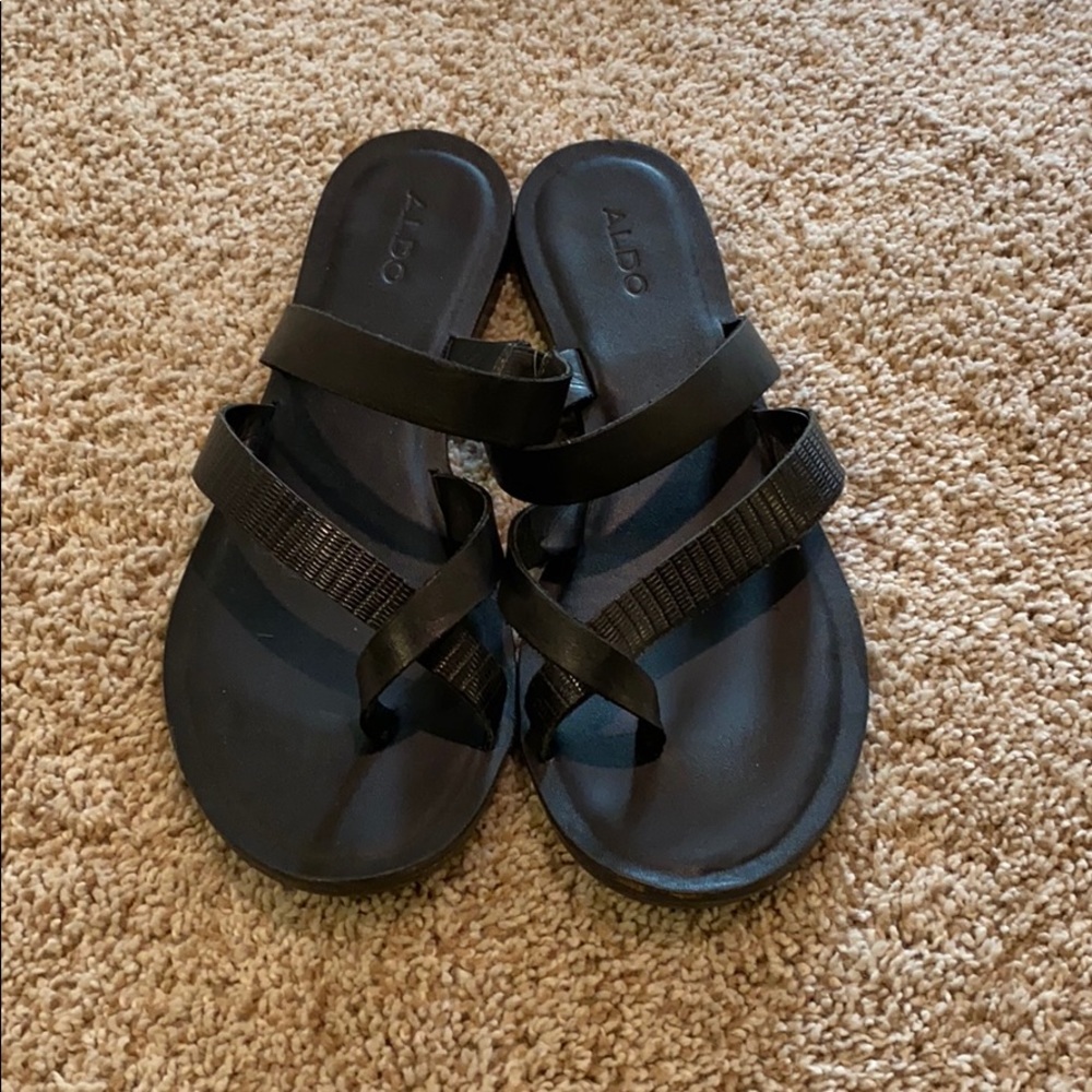 ALDO Black Sandals